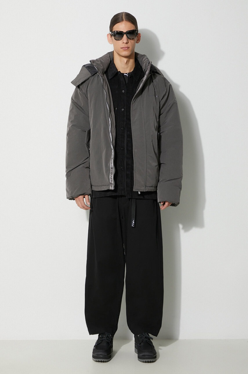 Πουκάμισο κοτλέ Maharishi Hemp Cord Utility Shirt χρώμα: μαύρο, 4566.BLACK φωτογραφία