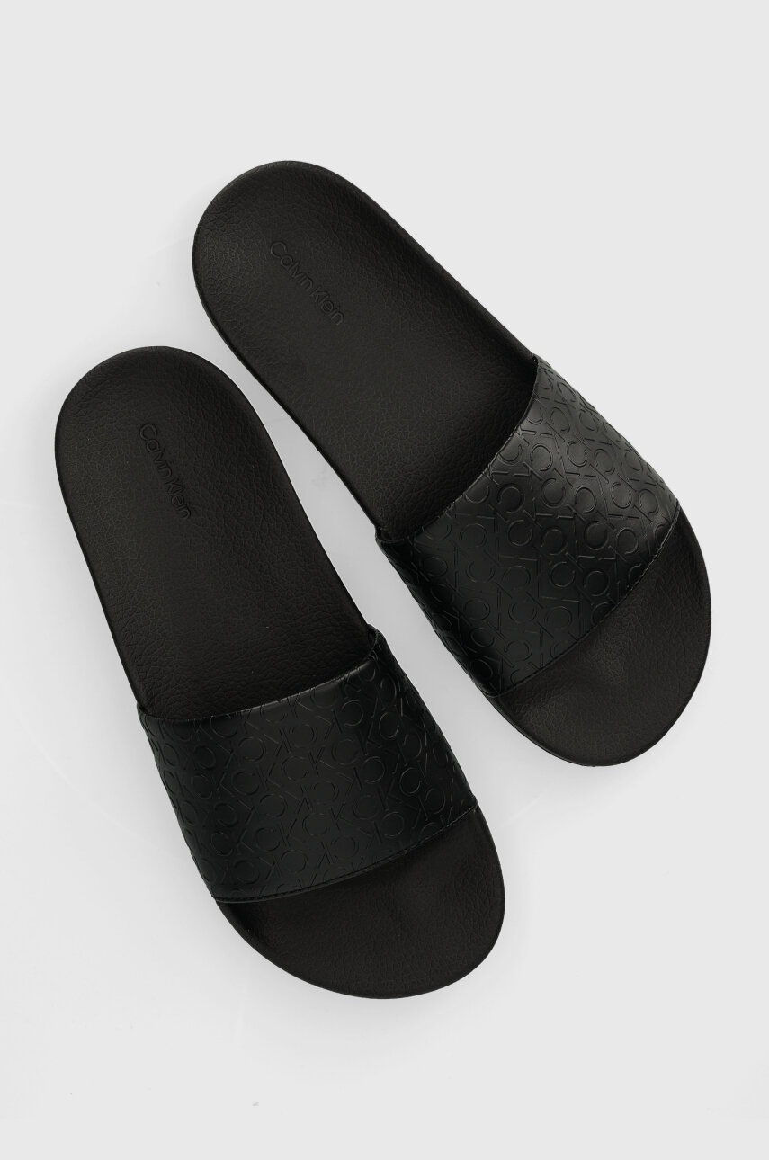 

Чехли Calvin Klein POOL SLIDE - MONO в черно HW0HW01624, Черен