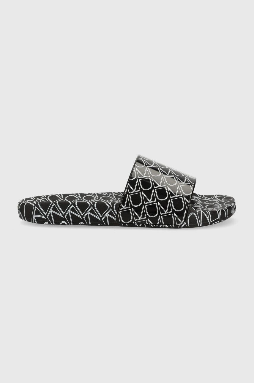 Pantofle Calvin Klein POOL SLIDE - RTW P dámské, černá barva, HW0HW01782 - černá -  Svršek: Umě