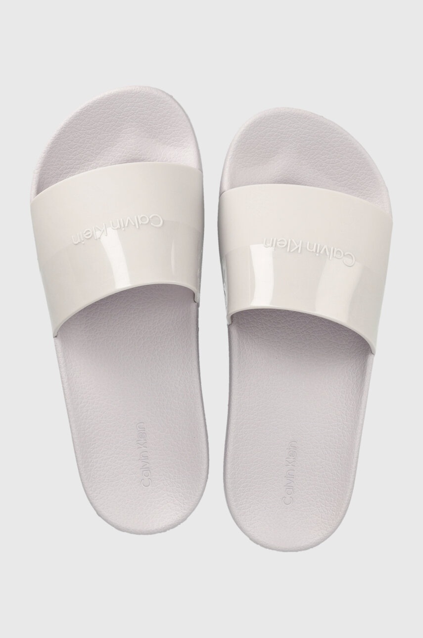 

Чехли Calvin Klein POOL SLIDE в лилаво HW0HW01783, Виолетов