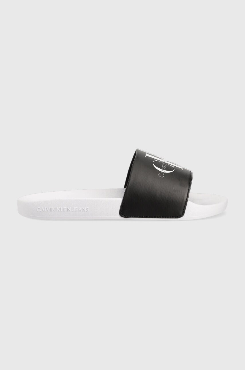 

Чехли Calvin Klein Jeans SLIDE NY PEARL в черно YW0YW01243, Черен