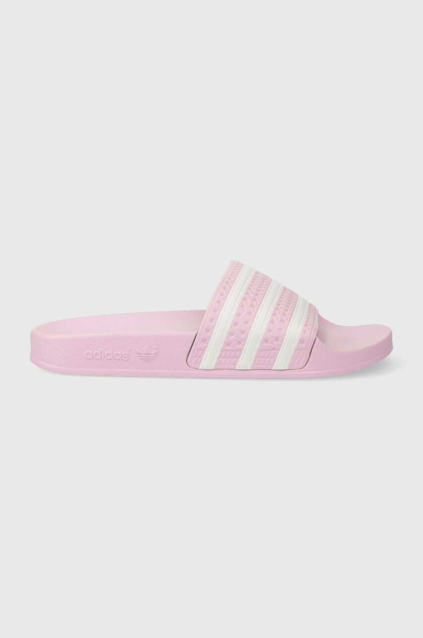 Adidas Originals Papuci Adilette Femei, Culoarea Roz Ie9618