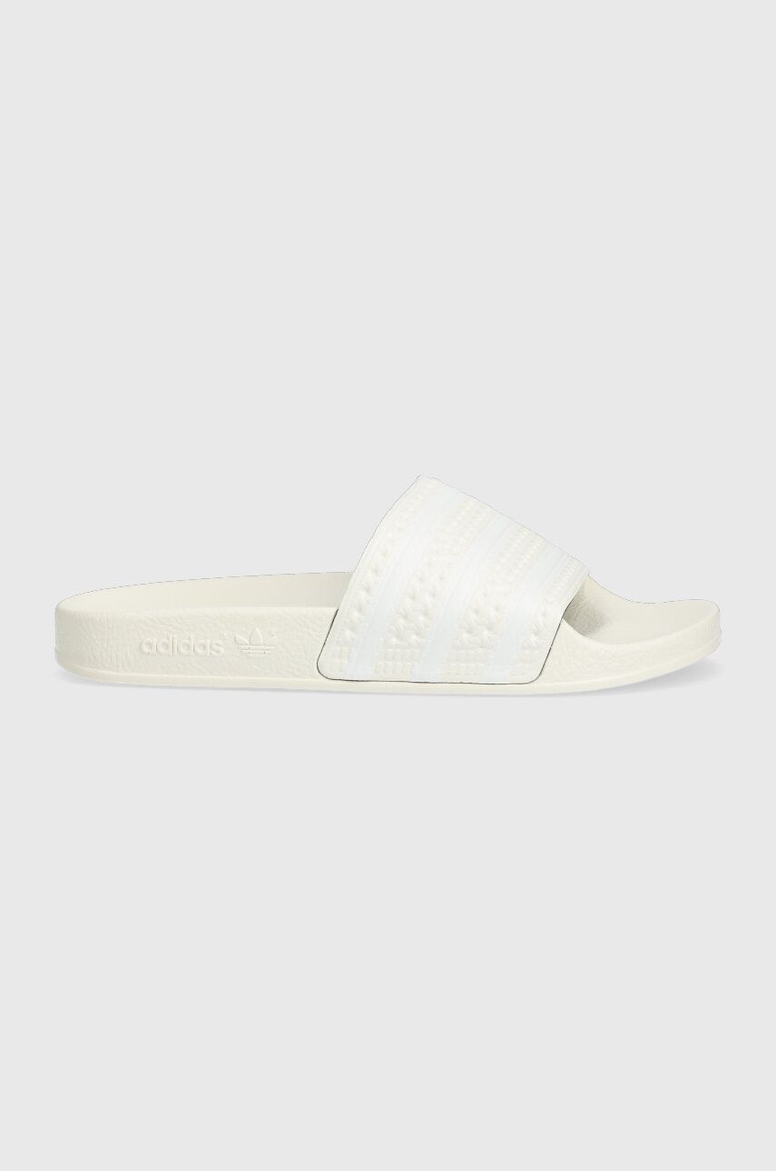 adidas Originals papuci Adilette femei, culoarea alb IE9619