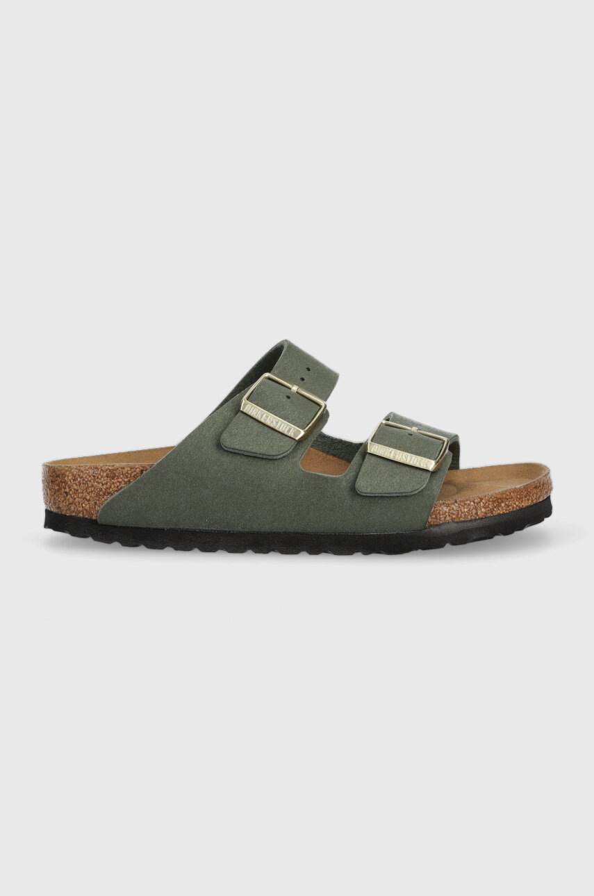 

Шлепанцы Birkenstock Arizona женские цвет зелёный 1025477