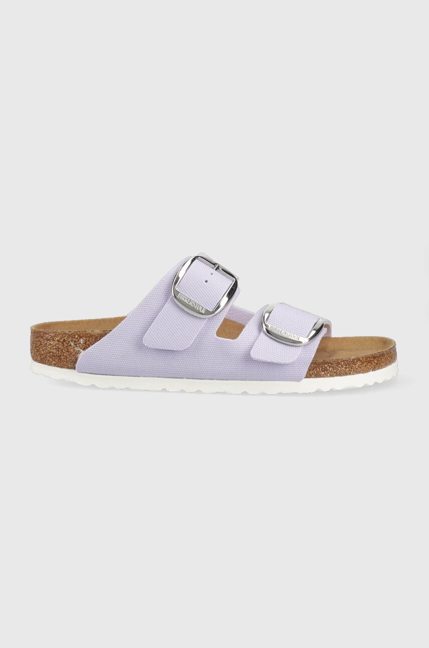 Levně Pantofle Birkenstock Arizona Big Buckle dámské, fialová barva, 1025556