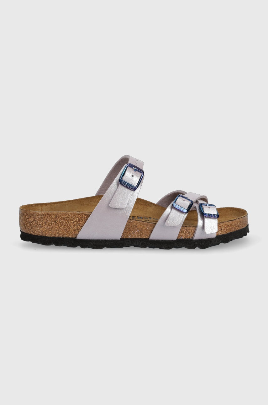 

Шльопанці Birkenstock Franca жіночі колір фіолетовий 1026148