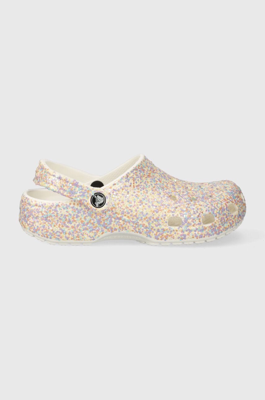 Crocs Papuci Classic Glitter Clog Femei, 205942