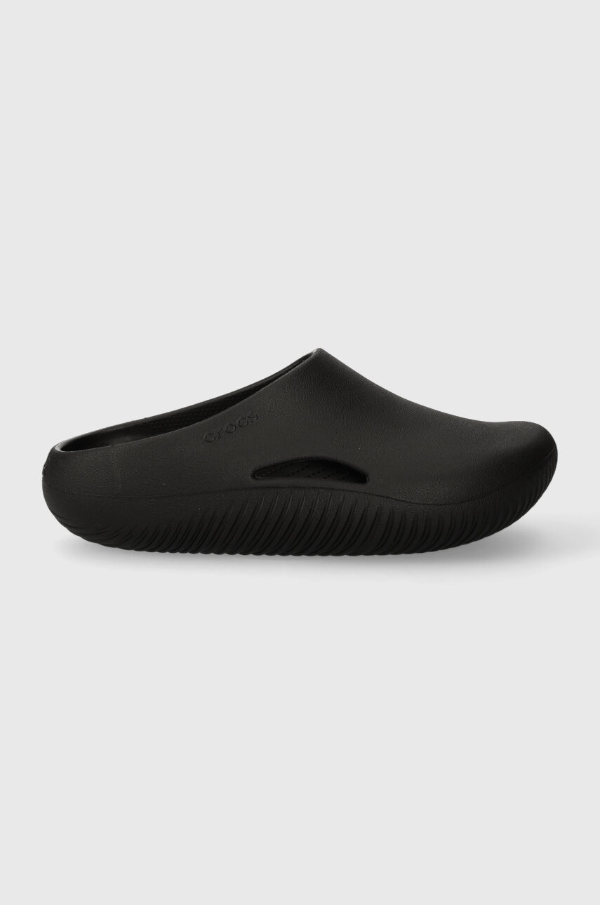 Crocs papuci Mellow Clog femei, culoarea negru 208493