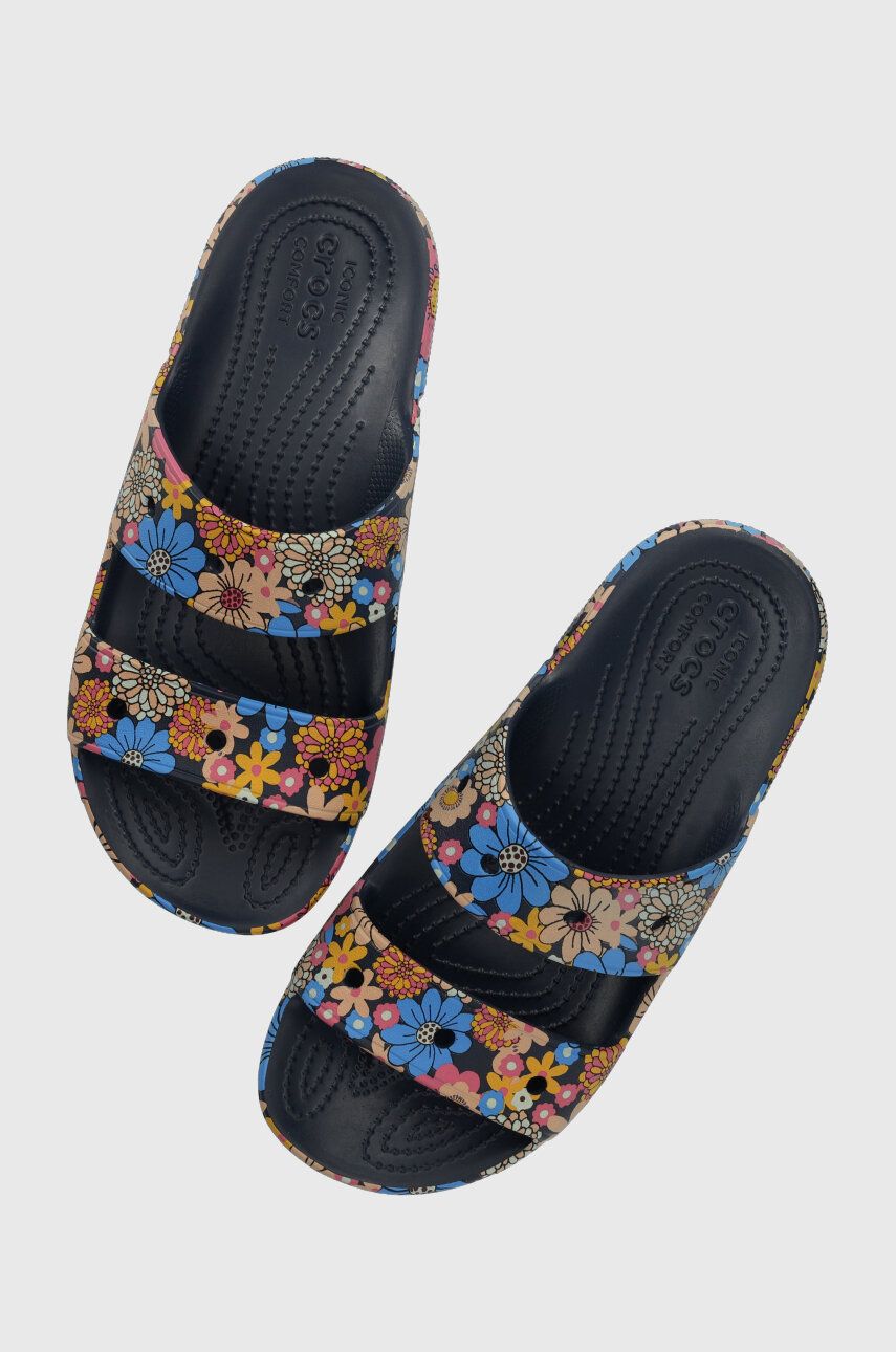 Crocs papuci Classic Crocs Retro Floral Sandal femei, 208975