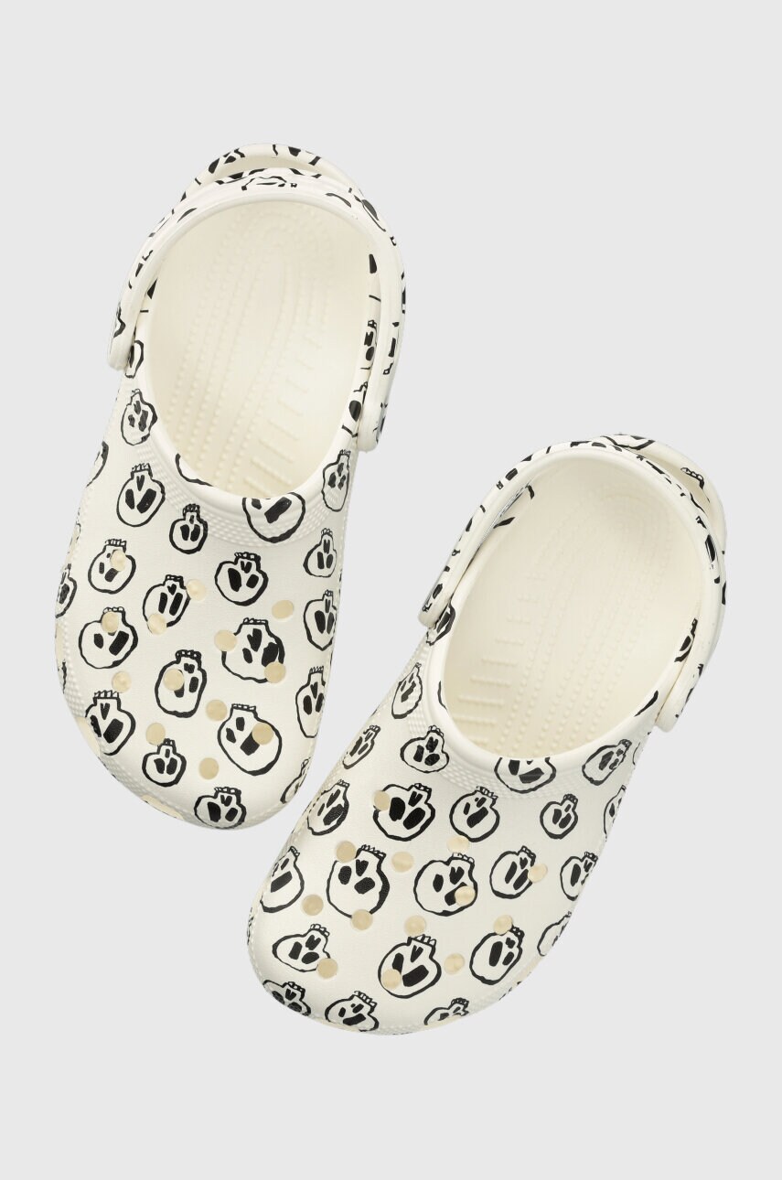 

Чехли Crocs Classic Skull Print Clog в бяло 208993, Бял