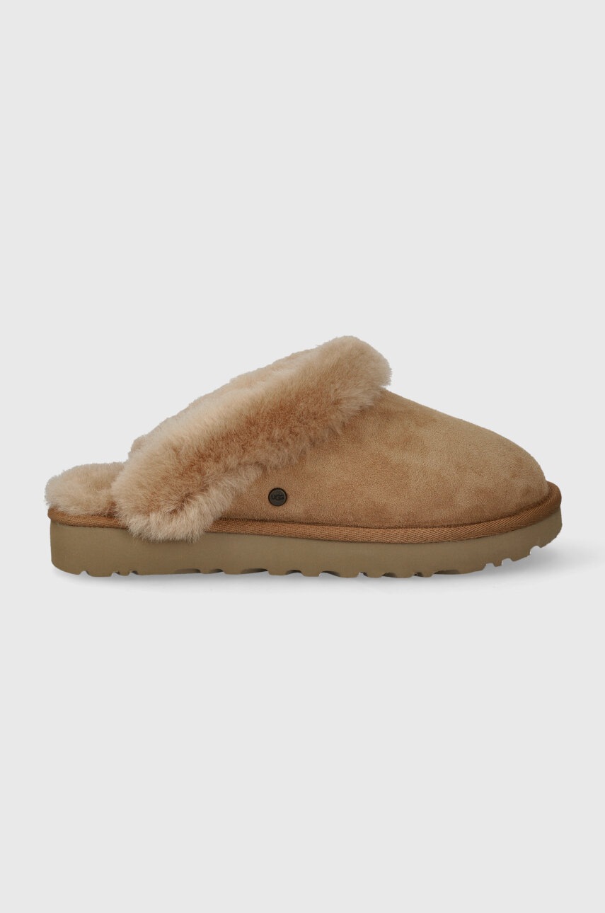 

Замшевые тапочки UGG W CLASSIC SLIPPER II цвет коричневый 1130876 CHE