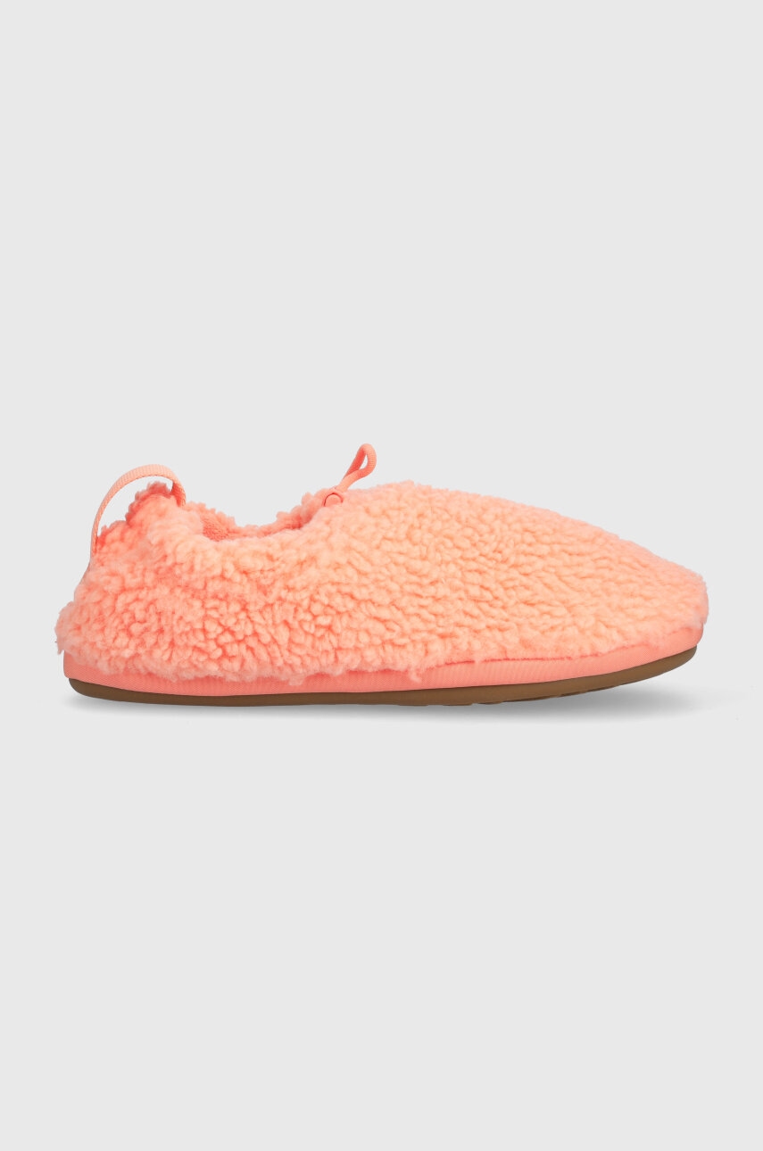 E-shop Dětské papuče UGG K PLUSHY SLIPPER oranžová barva