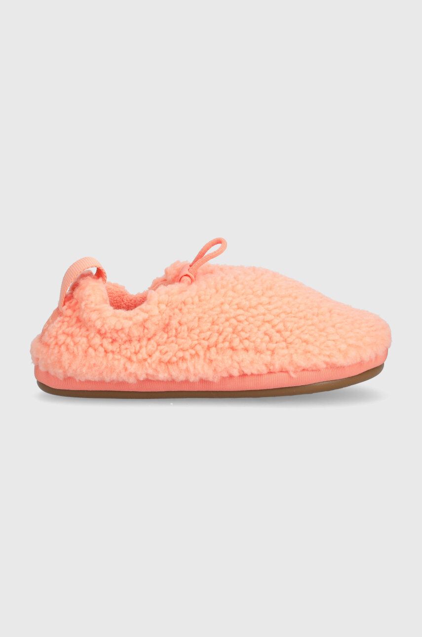 E-shop Dětské papuče UGG T PLUSHY SLIPPER oranžová barva