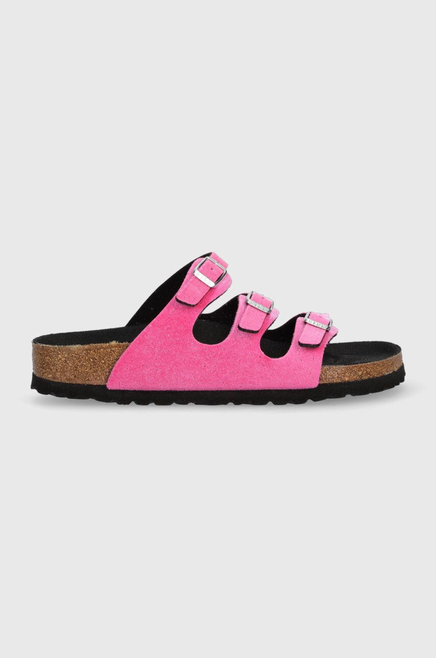 Levně Dětské pantofle Birkenstock Florida fialová barva