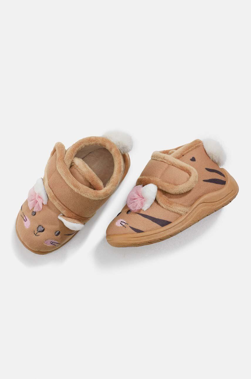 Mayoral papuci pentru copii culoarea maro