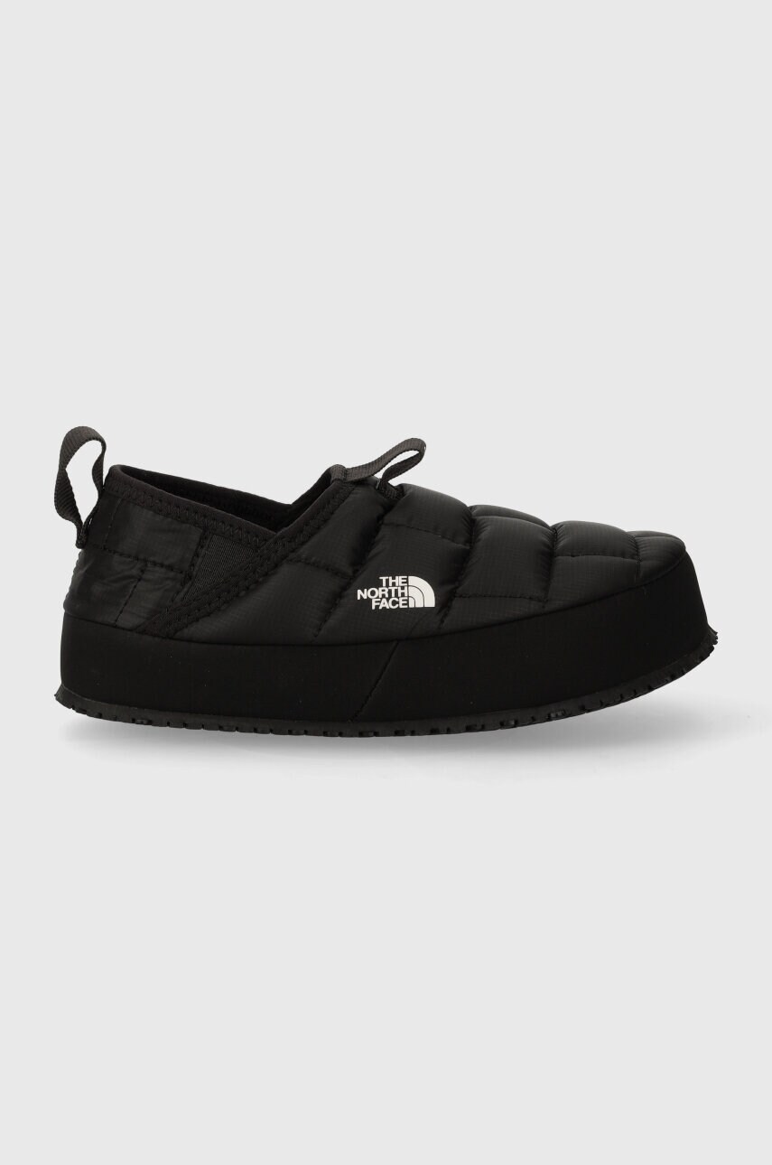 The North Face papuci copii Y THERMOBALL TRACTION MULE II culoarea negru