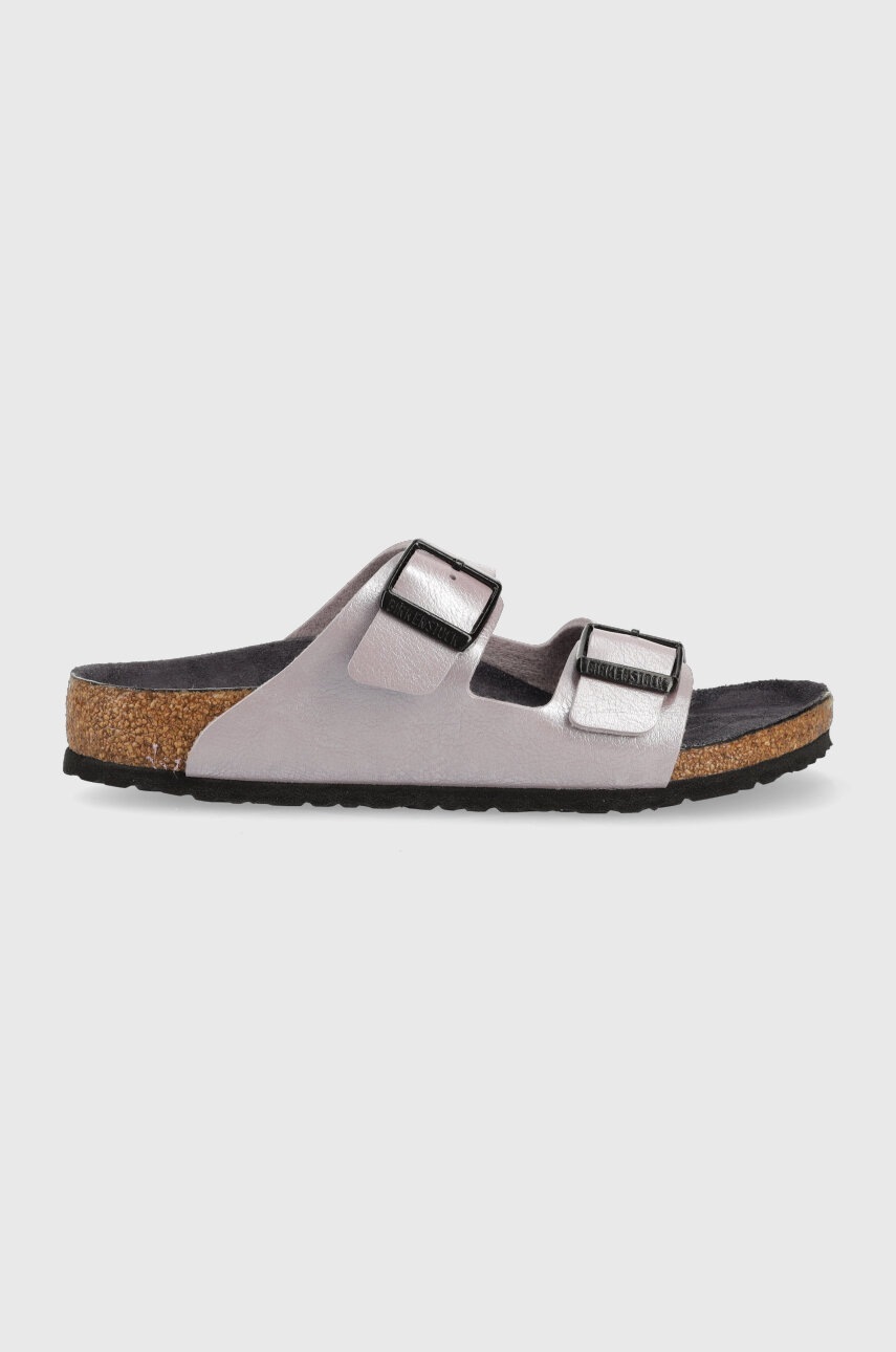 Levně Dětské pantofle Birkenstock Arizona fialová barva