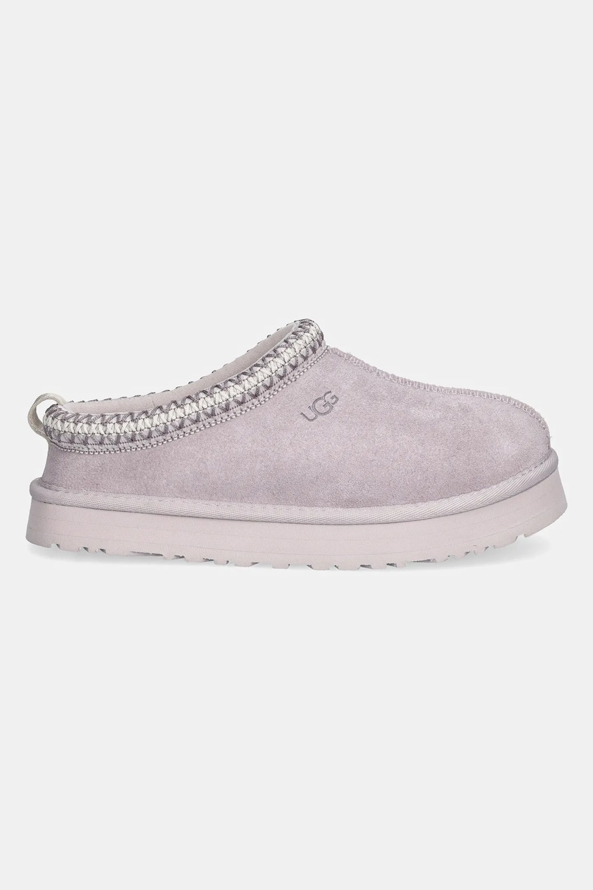 Дитячі замшеві капці UGG K TAZZ колір бежевий 1143776K