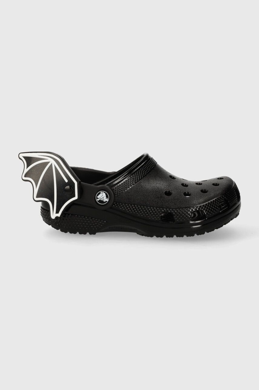 Dětské pantofle Crocs 209231 CROCS CLASSIC I AM BAT CLOG KIDS černá barva - černá - Svršek: Umělá hm