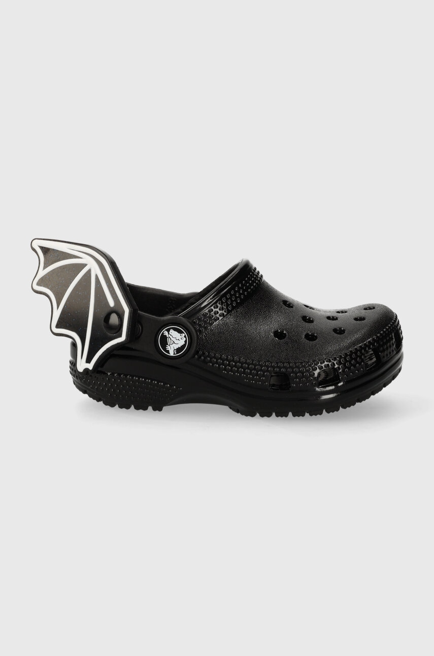 Dětské pantofle Crocs 209232 CROCS CLASSIC I AM BAT CLOG T černá barva - černá - Svršek: Umělá hmota