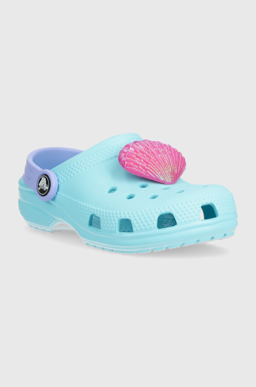 Детские шлепанцы Crocs цвет бирюзовый в Житомире Детские шлепанцы Crocs цвет бирюзовый в Житомире