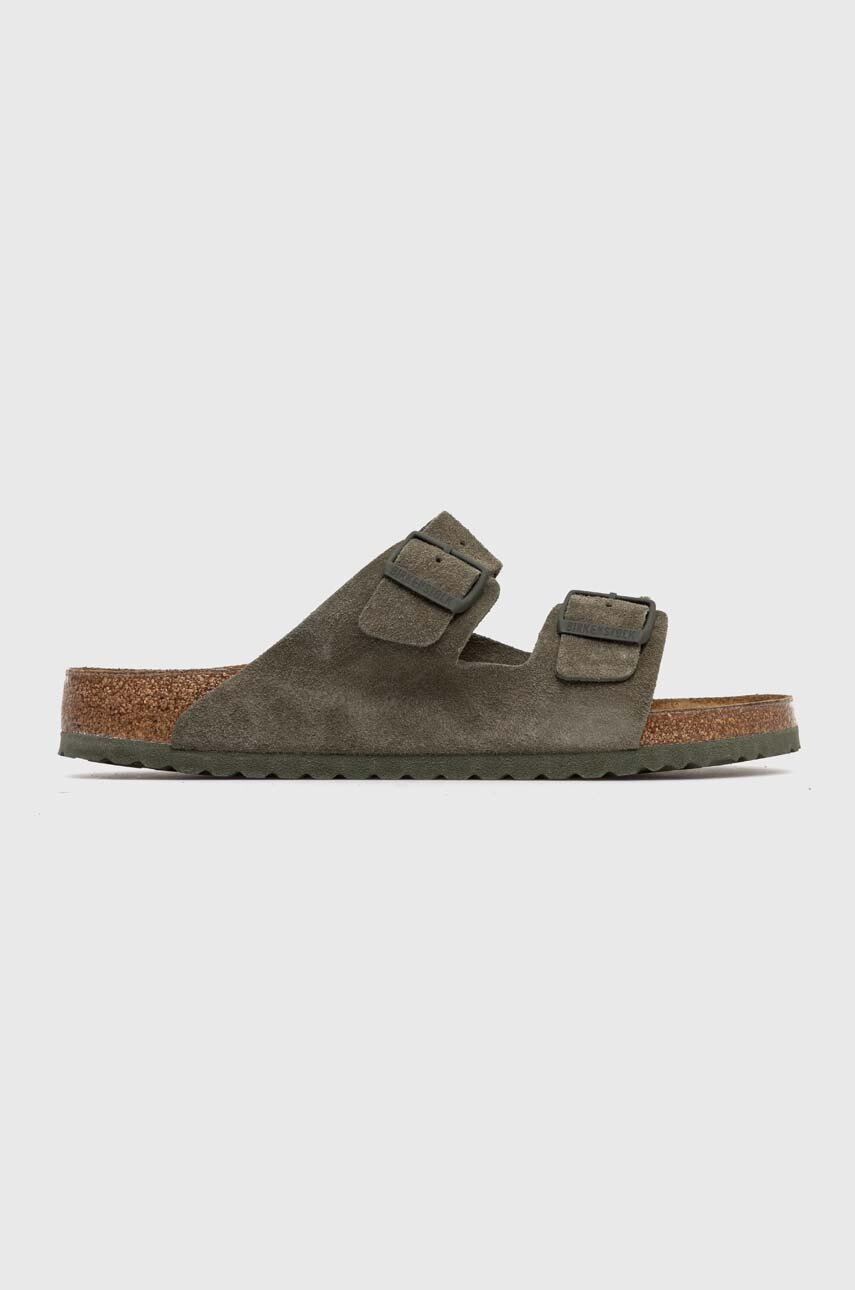 

Велурени чехли Birkenstock Arizona в зелено 1025657, Зелен
