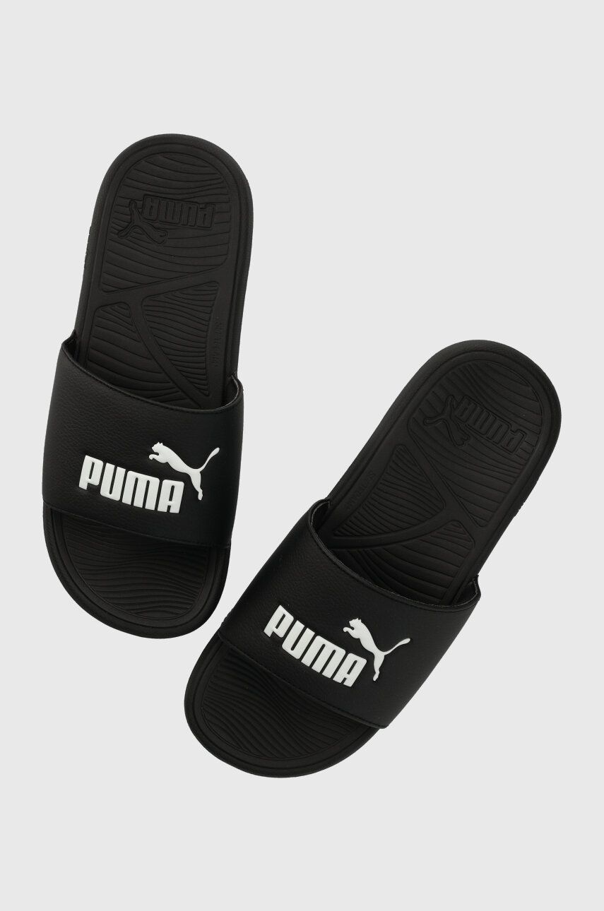 Pantofle Puma pánské, černá barva - černá - Svršek: Umělá hmota Vnitřek: Umělá hmota