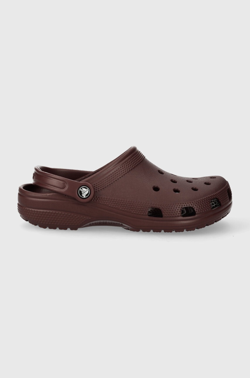 Levně Pantofle Crocs Classic pánské, vínová barva, 10001