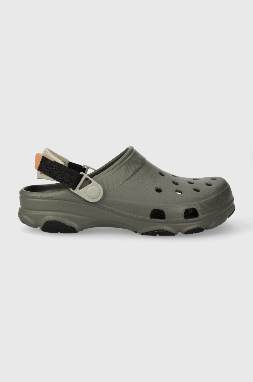 Crocs papuci Classic All Terain Clog barbati, culoarea verde, 206340