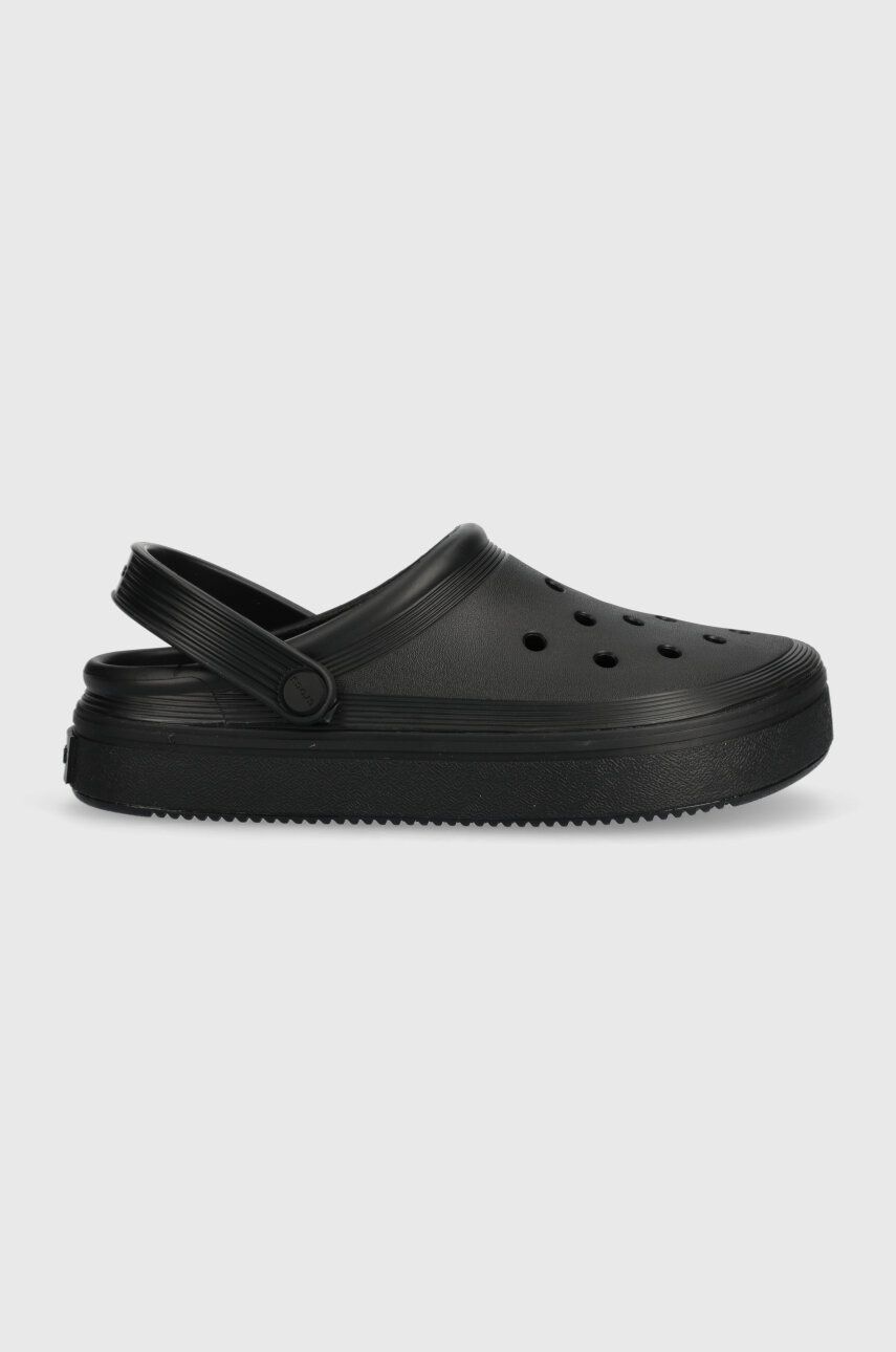 Crocs papuci Off Court Clog culoarea negru 208861