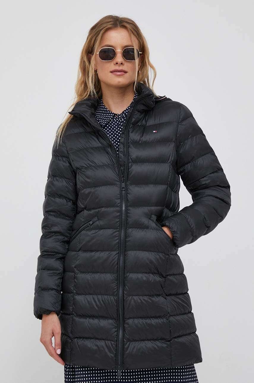 

Куртка Tommy Hilfiger женская цвет чёрный переходная
