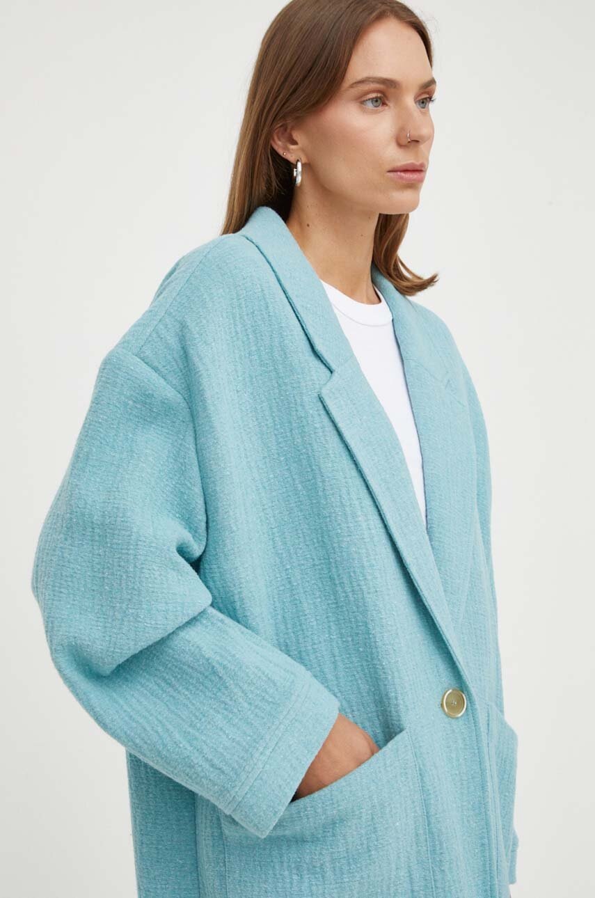 Παλτό American Vintage χρώμα: τιρκουάζ φωτογραφία