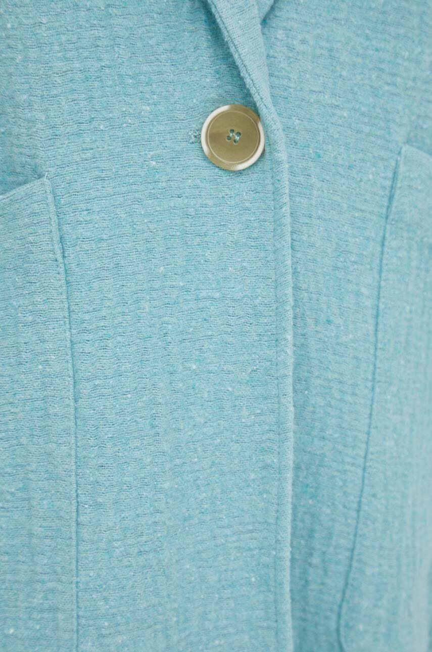 Παλτό American Vintage χρώμα: τιρκουάζ φωτογραφία