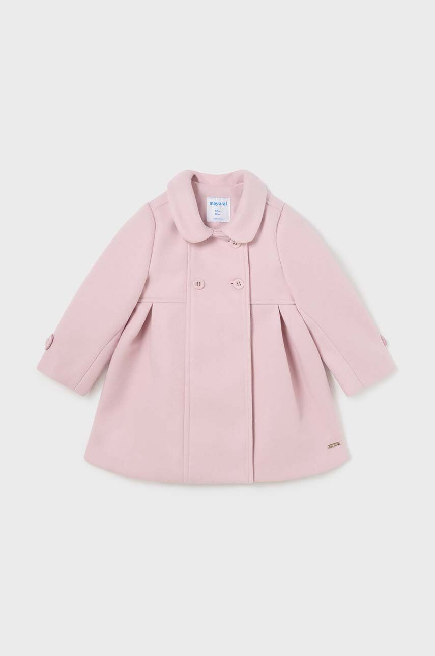 Levně Dětský kabátek Mayoral růžová barva