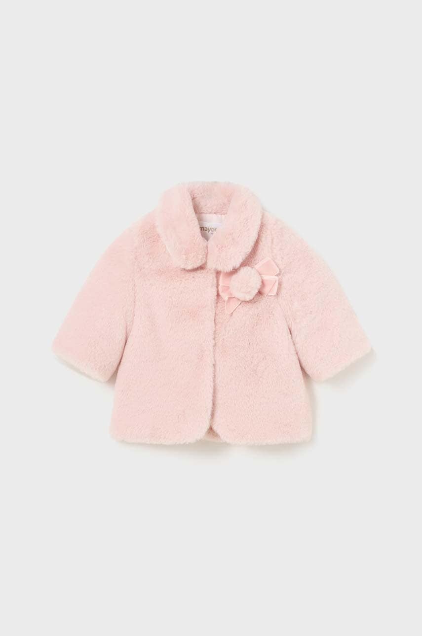 

Бебешко палто Mayoral Newborn в розово, Розов