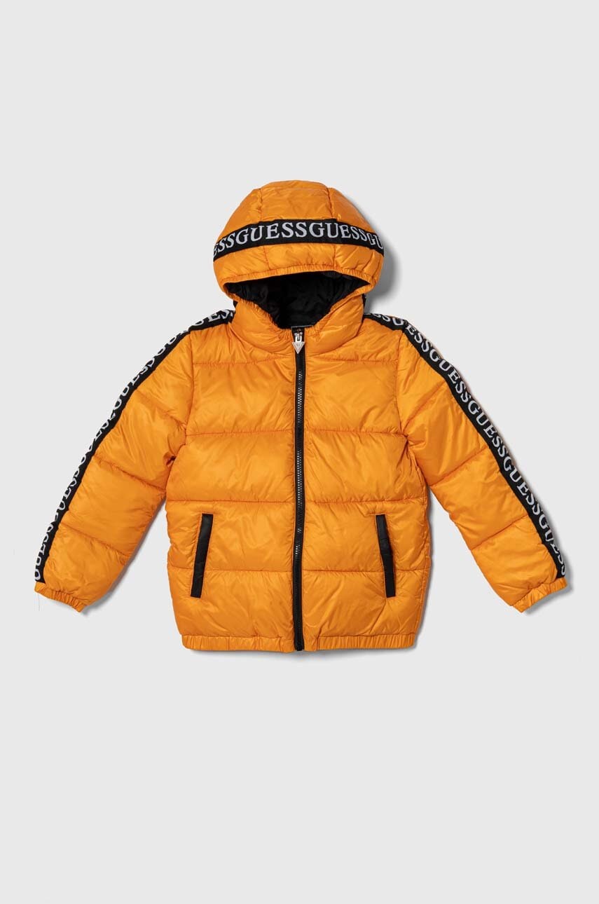 Детская куртка Guess цвет оранжевый Детская куртка Guess цвет оранжевый