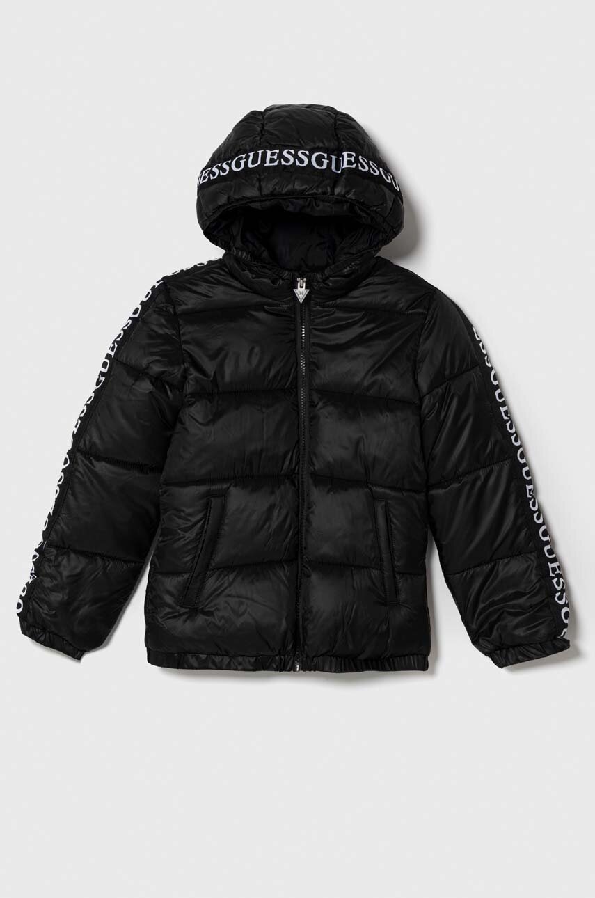 

Дитяча куртка Guess колір чорний