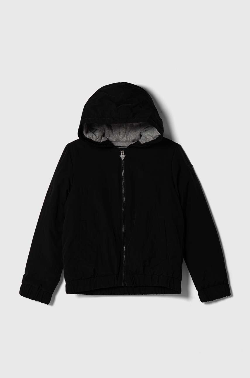 

Дитяча куртка Guess колір чорний