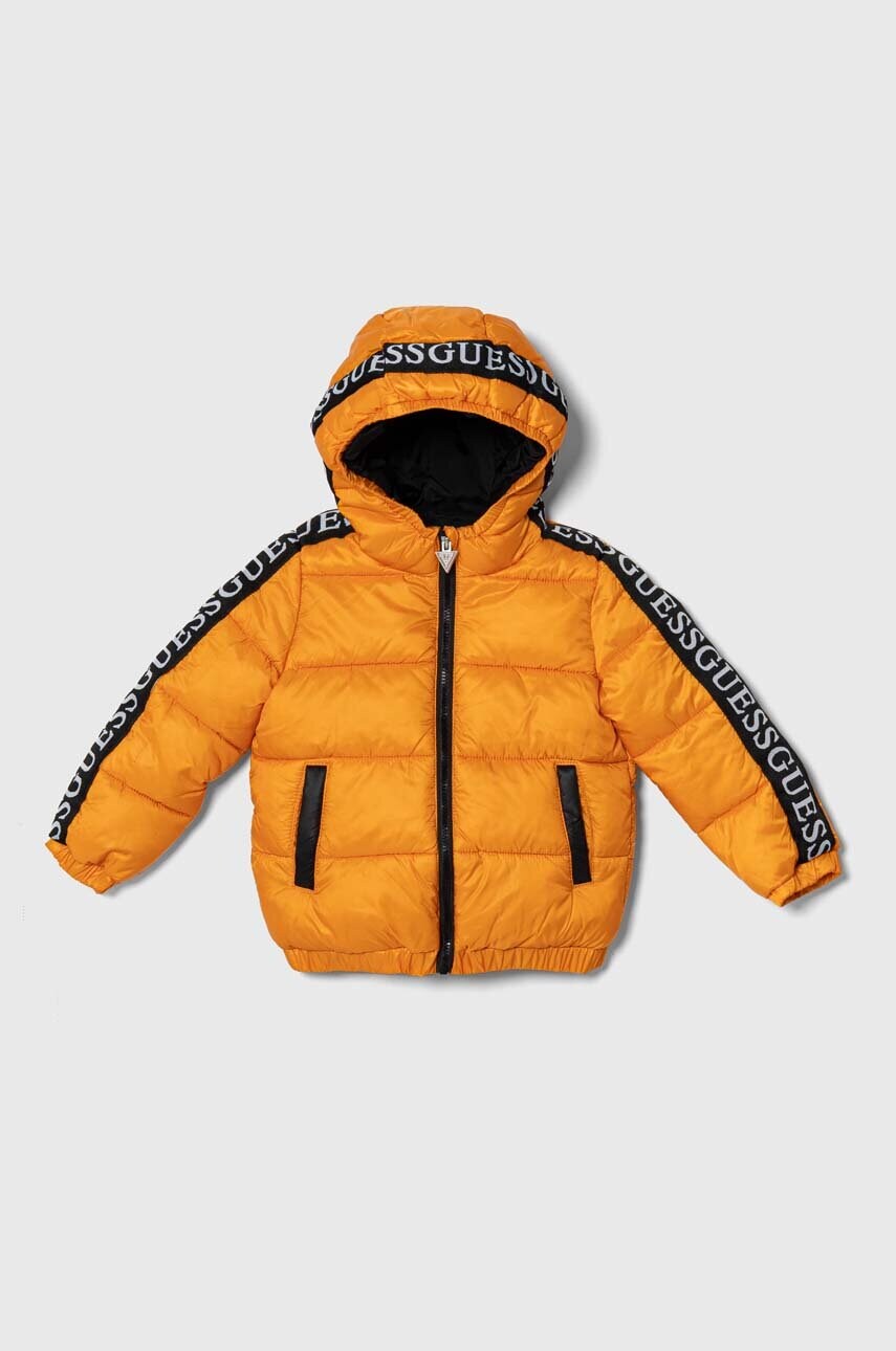 

Детско яке Guess в оранжево, Оранжев