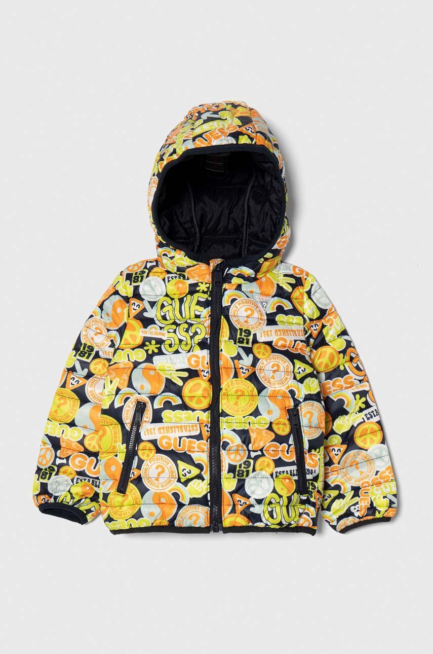 Dětská bunda Guess - vícebarevná -  Hlavní materiál: 100 % Polyester Podšívka: 100 % Acetá