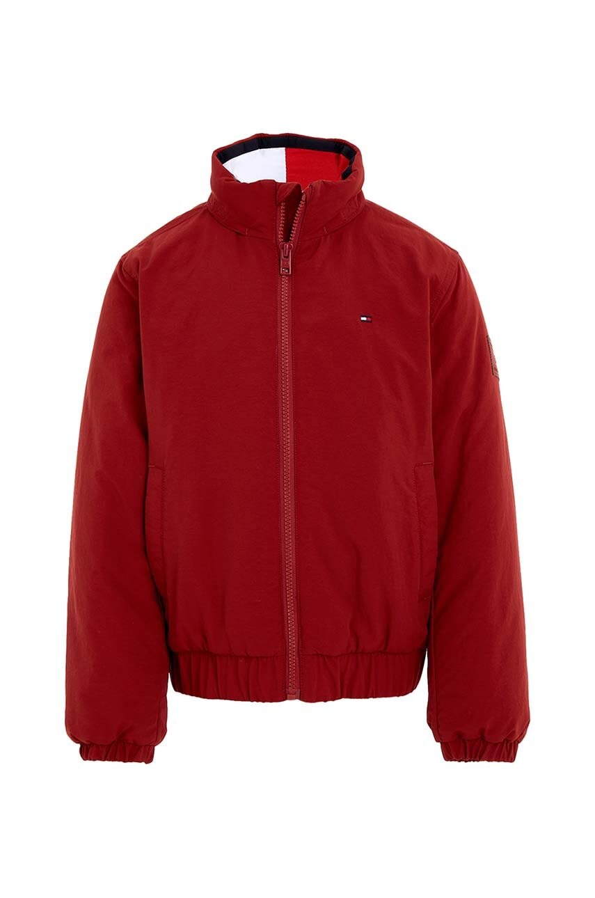 Детская куртка Tommy Hilfiger цвет бордовый в Ужгороде Детская куртка Tommy Hilfiger цвет бордовый в Ужгороде