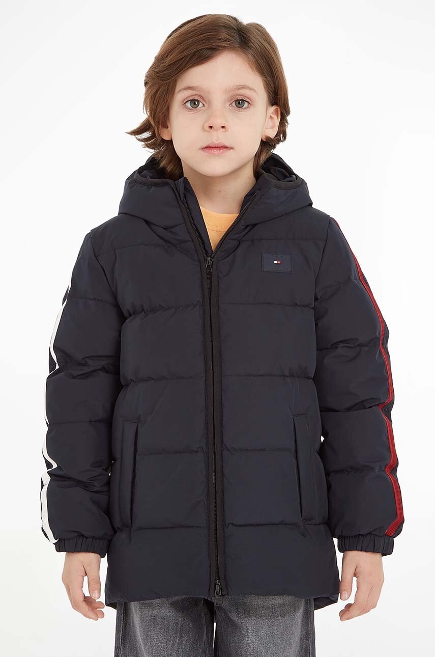 

Детско яке Tommy Hilfiger в тъмносиньо, Тъмносин