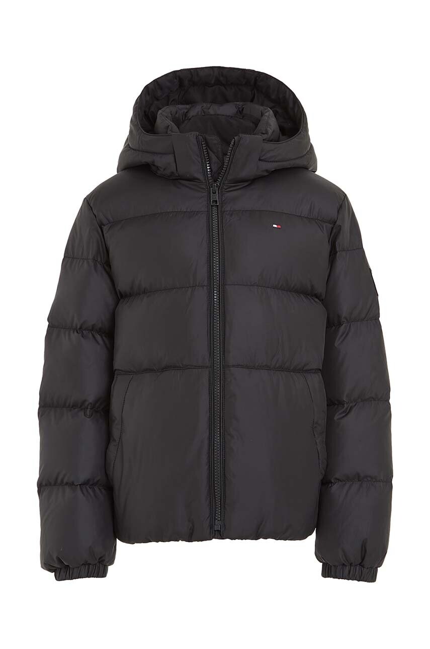 

Детская пуховая куртка Tommy Hilfiger цвет чёрный