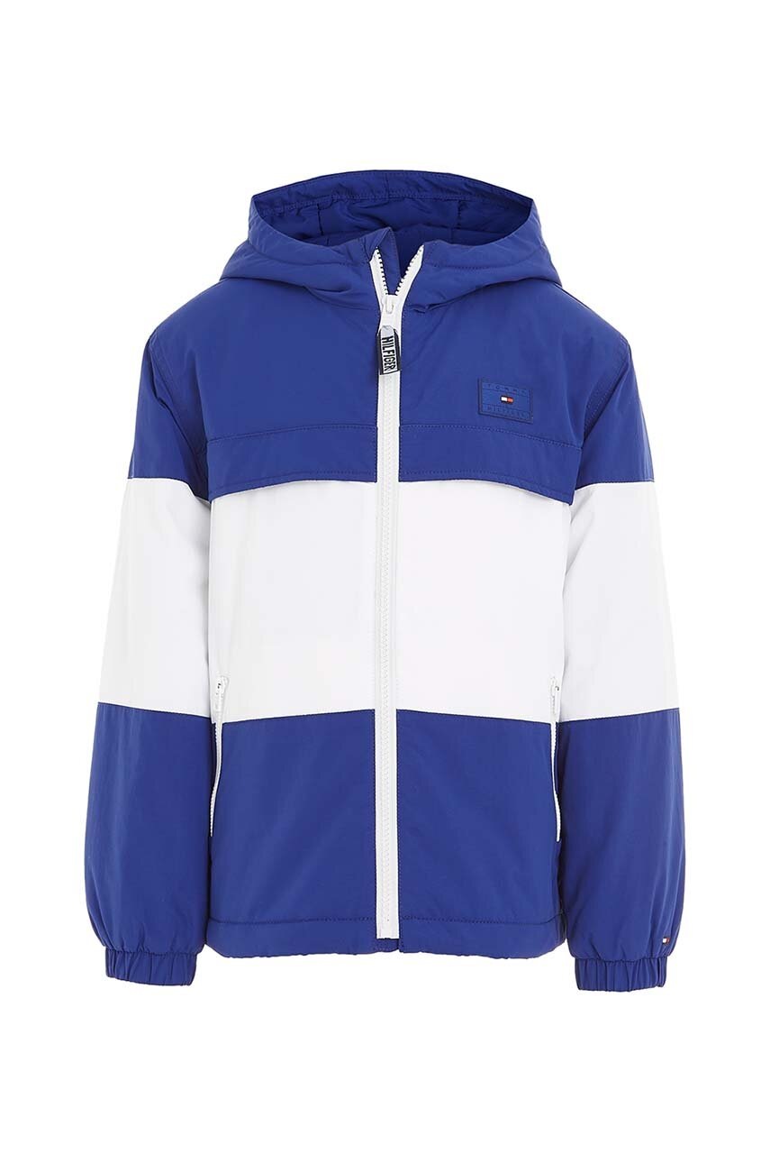 

Дитяча куртка Tommy Hilfiger колір синій