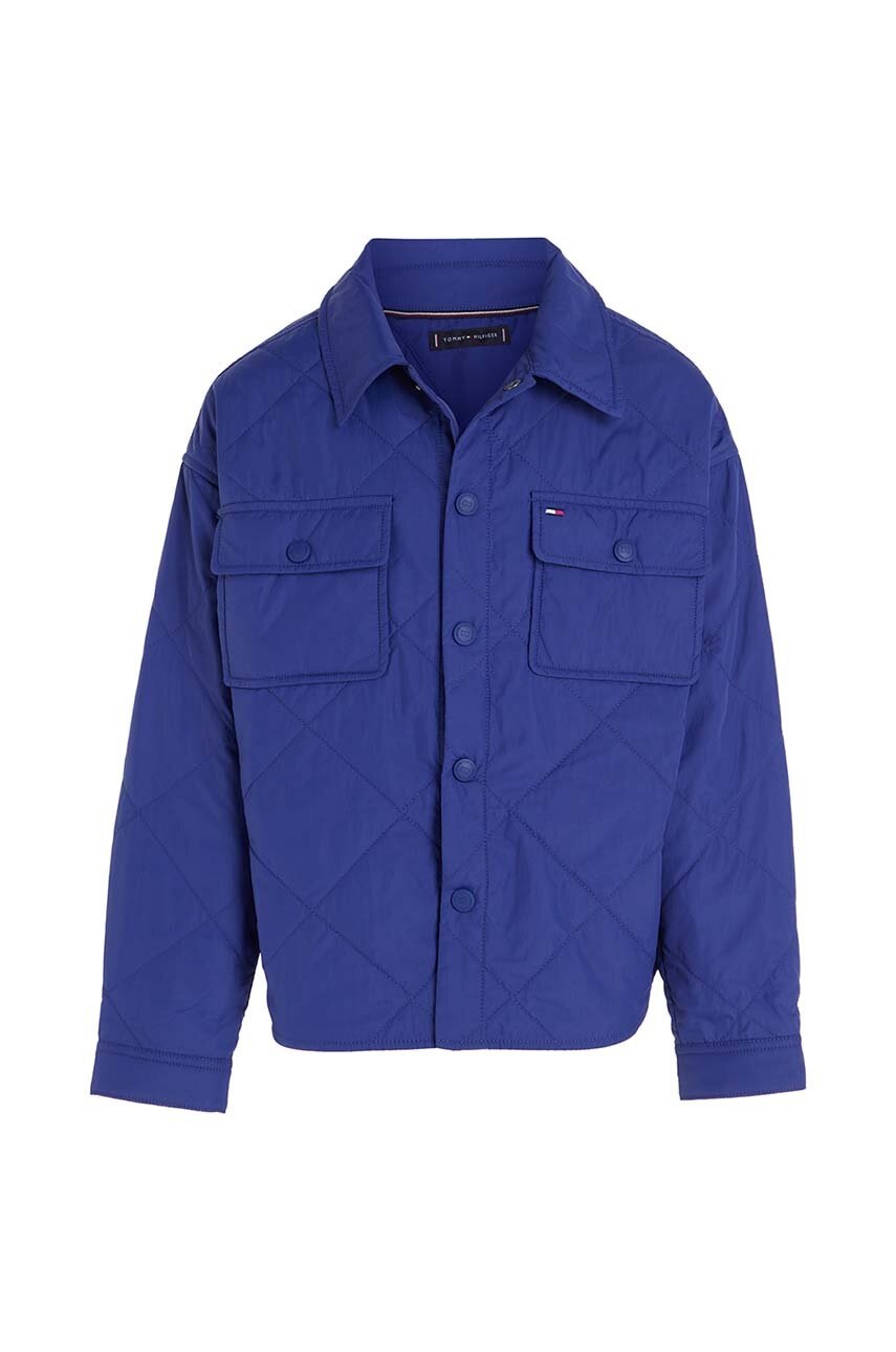

Дитяча куртка Tommy Hilfiger колір синій