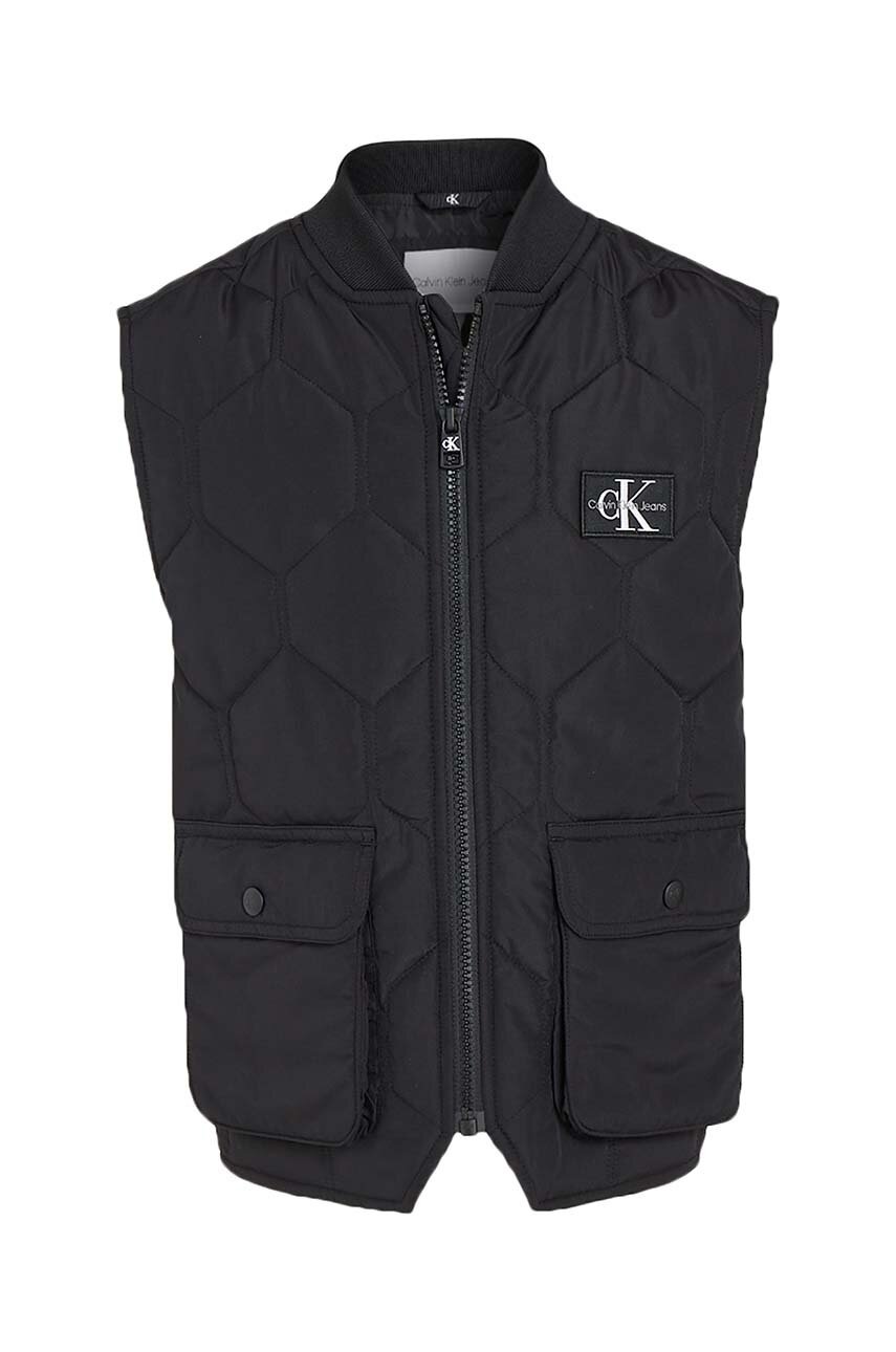 Детская безрукавка Calvin Klein Jeans цвет чёрный