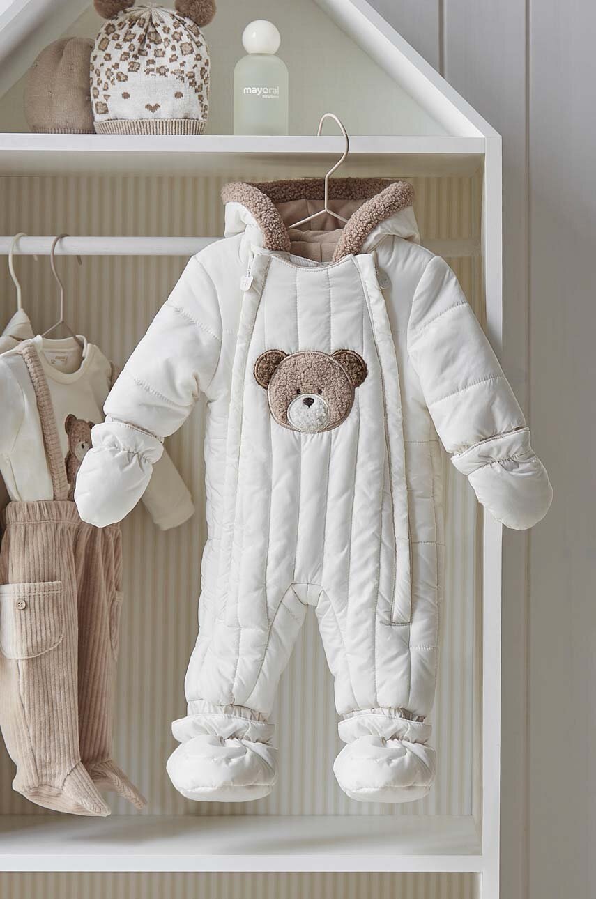 Комбинезон для младенцев Mayoral Newborn цвет бежевый Комбинезон для младенцев Mayoral Newborn цвет бежевый