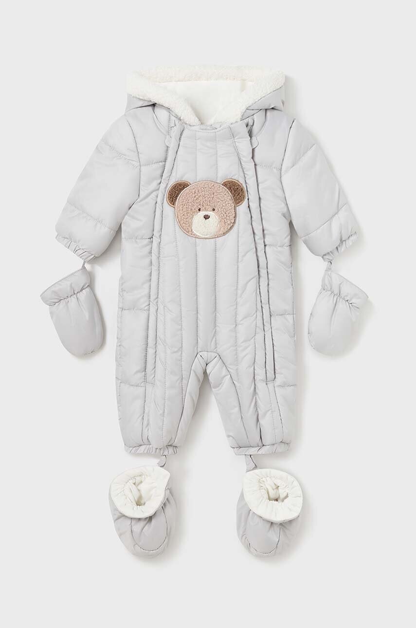 

Комбінезон для немовлят Mayoral Newborn колір сірий