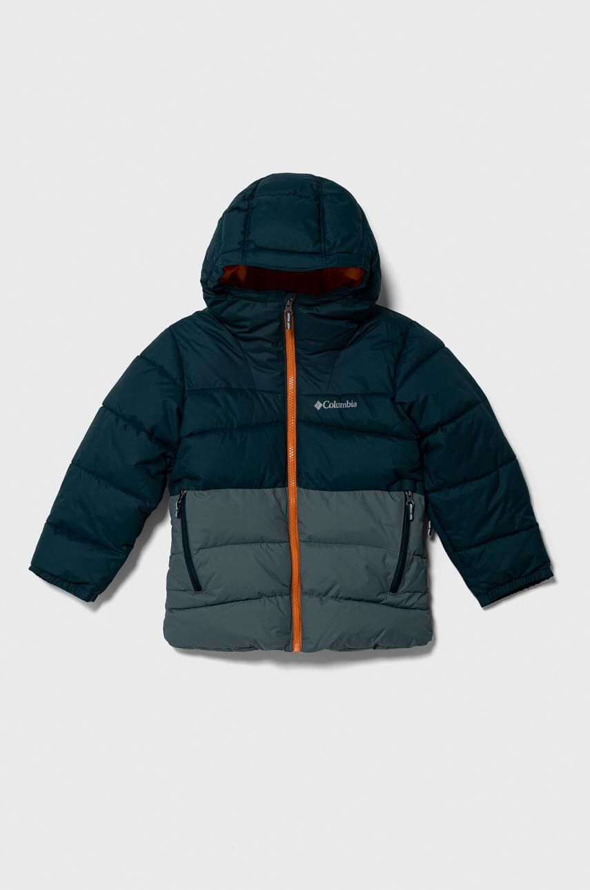 Dětská lyžařská bunda Columbia Arctic Blas tyrkysová barva