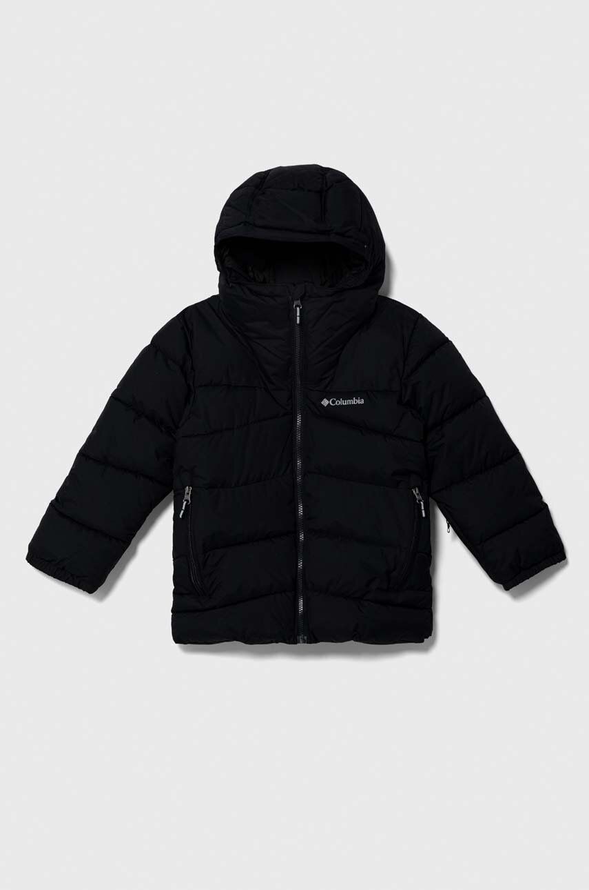 Dětská lyžařská bunda Columbia Arctic Blas černá barva - černá - Hlavní materiál: 100 % Nylon P